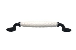 Tomurcuk Porcelain Handle 160 Black Patternless - 2