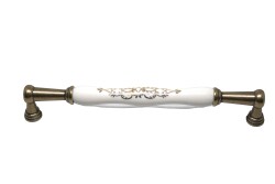 Tomurcuk Porcelain Handle 192 Cabinet-Antic Pattern Gilded - 2