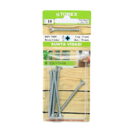 Torex Chipboard Screw 5x70 (1 Pack: 6 pcs) - Toros