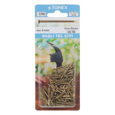Torex Wire Nail Headed 10/30 Matte 1PK: 93 Pieces - 1