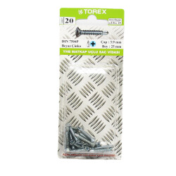 Torex Y.H.B.Self Drilling Screw 3.9X25 (1Pack: 20 Pieces - Toros