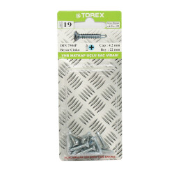 Torex Y.H.B.Self Drilling Screw 4.2X22 (1Pack: 19 Pieces - Toros