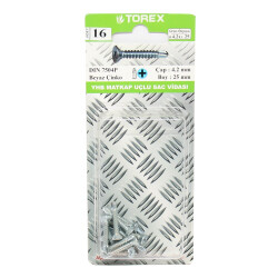 Torex Y.H.B.Self Drilling Screw 4.2X25 (1Pack: 16 Pieces - Toros