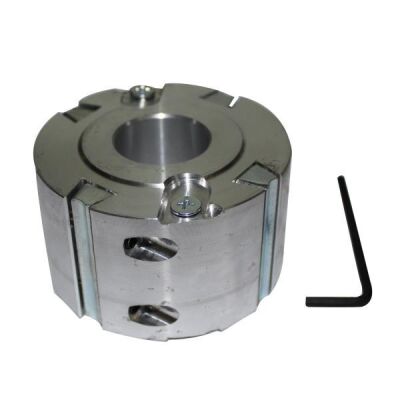 Üçgen Hırdavat Bıçak Freze Topu 85X50mm Çizgili - 1