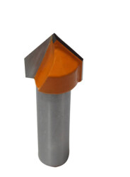 Üçgen Kanal Açma Freze Bıçağı 90 Derece 6mm D: 12.70 - Üçgen Hırdavat