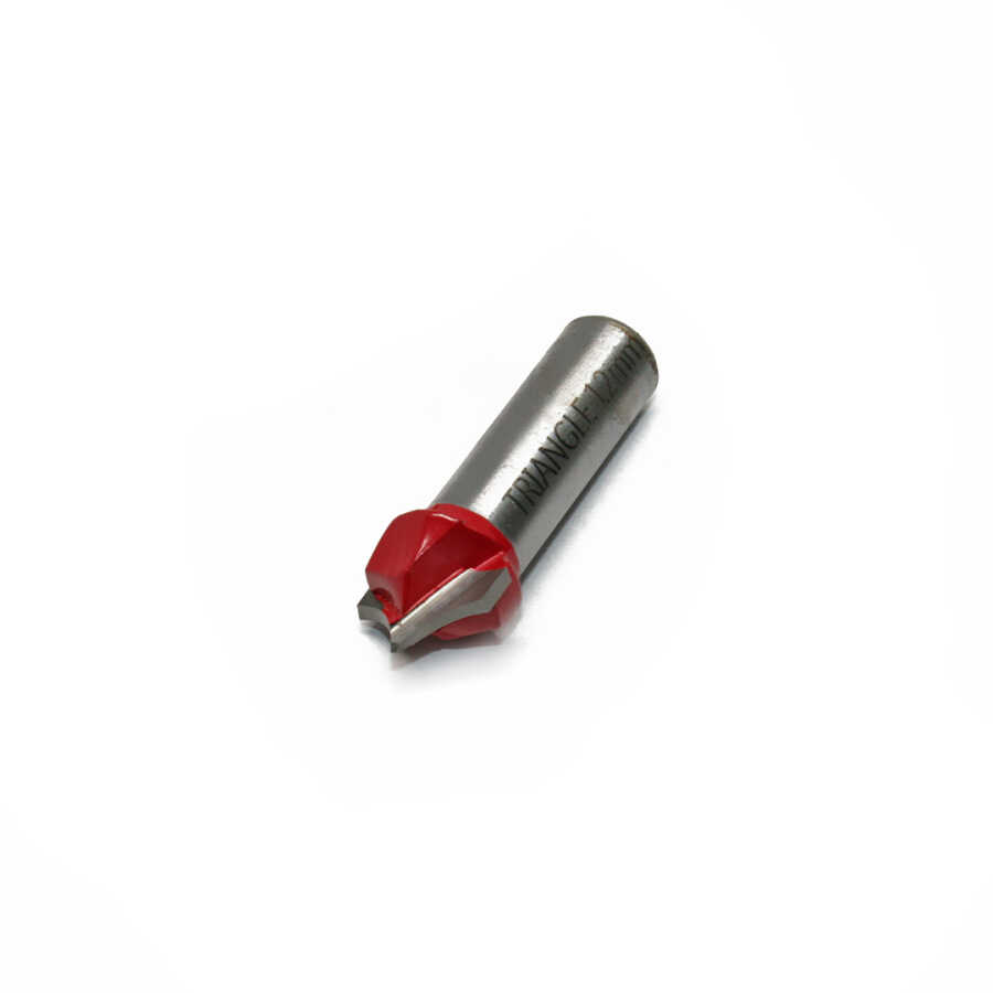 Üçgen Rulmansız Motif Bıçağı Freze 12mm D: 19.05