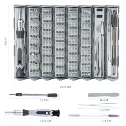 Uf-Tools Magnetic Precision Screwdriver Set 126 Pieces CRV Steel - 5