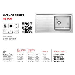 UkInox Eviye HS100 Paslanmaz - 2