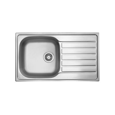 UkInox Eviye Hypnos 50 Paslanmaz 50x86 Sağ - 1