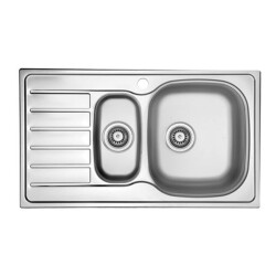 UkInox Eviye Hypnos 80 1.5 Göz Keten Sol 86x50 - Ukinox