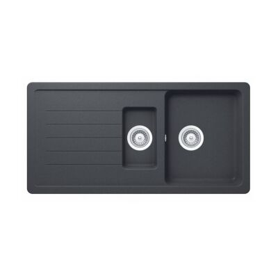 UkInox Eviye Valente D 150L 1.5 Göz Siyah Granit G234 - 2