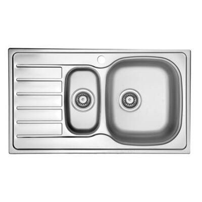 Ukinox Hypnos 80 1.5 Bowl Stainless Sol Kitchen Sink - 1