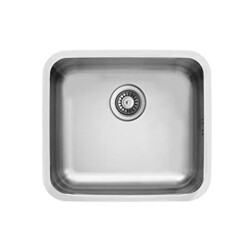 Ukinox Pico Micro-Linen Left Hand Drainer Stainless Steel Kitchen Sink E210 - Ukinox