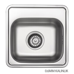 Ukinox Sink Barton Dropper Left 860X440Mm Flat - Renno