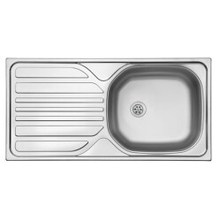 Ukinox Sink Barton Left 860x440mm Flat - Ukinox