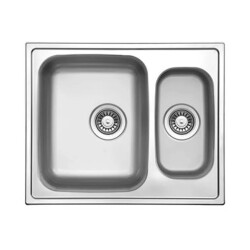 Ukinox Sink Lotus LT 615 Polished Countertop E159 - Ukinox