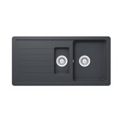 Ukinox Sink Valente D 150L 1.5 Bowl Black Granite G234 - Ukinox