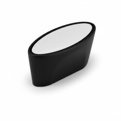 Umut 81 Matt Black Button Furniture Knob - 1