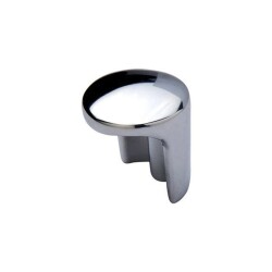 Umut Button Handle 87 Matte Chrome - Umut