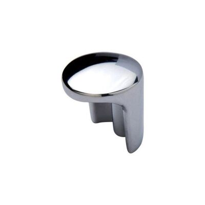 Umut Button Handle 87 Matte Chrome - 1