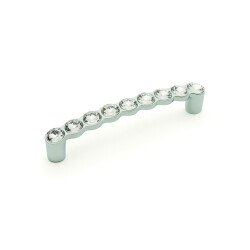 Umut Kulp 492 Furniture Handle 96mm Stone Detailed Chrome - Umut
