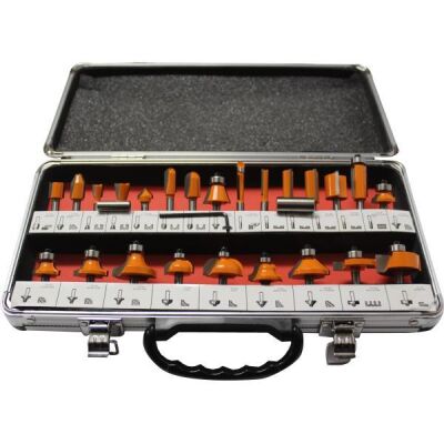 Üçgen Hırdavat Knife Set Milling Cutter 24 Handle 6Mm - 1