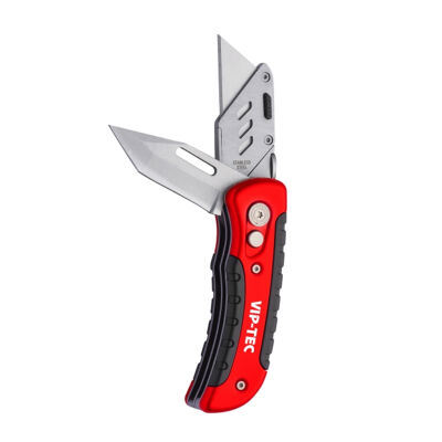 Vip-Tec Dual Function Metal Folding Pocket Knife - 1