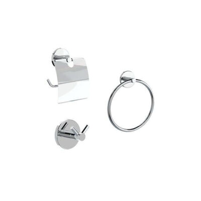 Vivus Dolce Bathroom Set 3 Pieces Chrome - 1