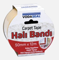 Vodaseal Halı Montaj Bandı Beyaz 50mm x 12m - Vodaseal