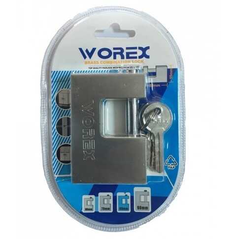 Vorex Kayar Milli Çelik Asma Kilit - 80mm