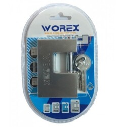 VOREX SLIDING SHAFT STEEL PADLOCK 80 MM - Güzel Hırdavat