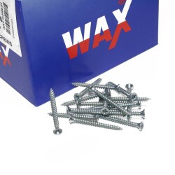 Wax Chipboard Screw 3.5X40 (500 Pieces) - Wax