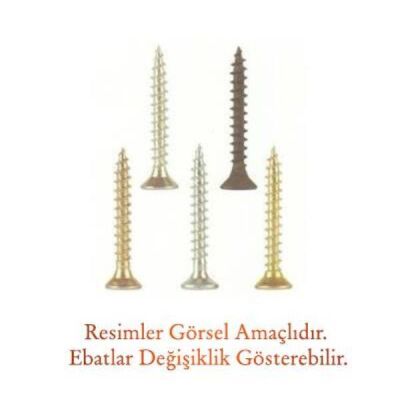 Wax Chipboard Screw 4.0X40 (1000 Pieces) - 1