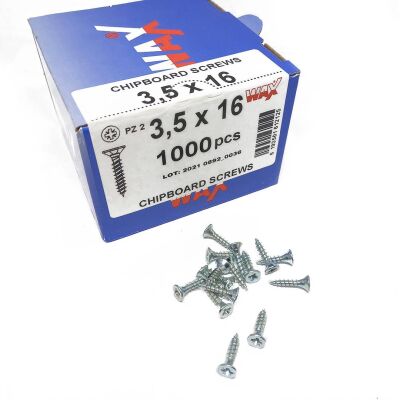 Wax Sunta Vidası 3.5x16 (1000 Adet) - 2