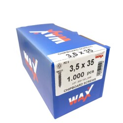 Wax Sunta Vidası 3.5x35 (1000 Adet) - Wax
