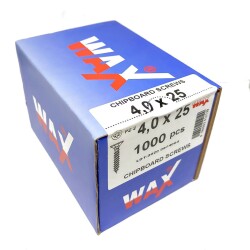 Wax Sunta Vidası 4.0x25 (1000 Adet) - Wax